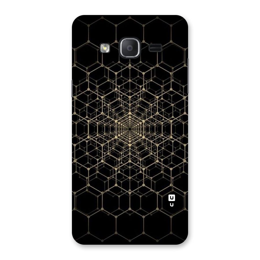 Gold Web Back Case for Galaxy On7 2015