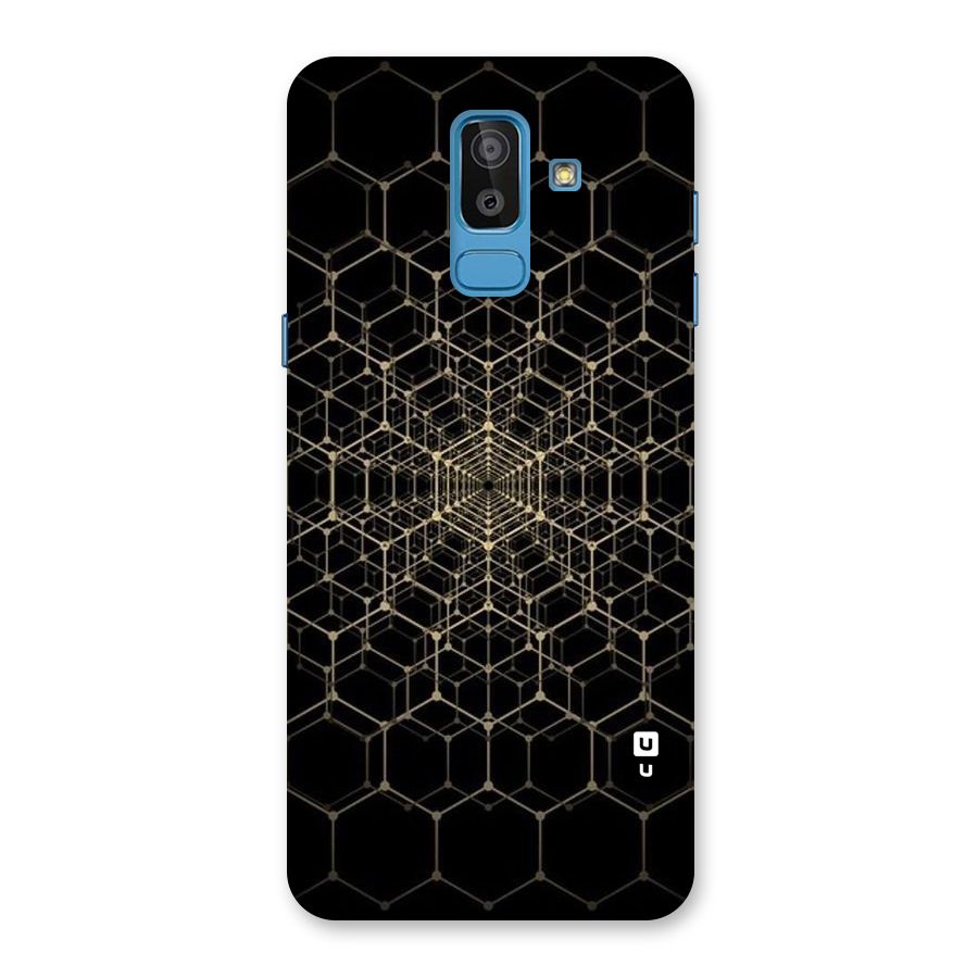 Gold Web Back Case for Galaxy On8 (2018)