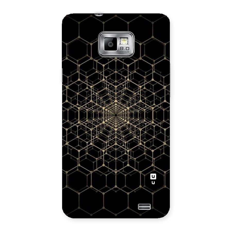 Gold Web Back Case for Galaxy S2