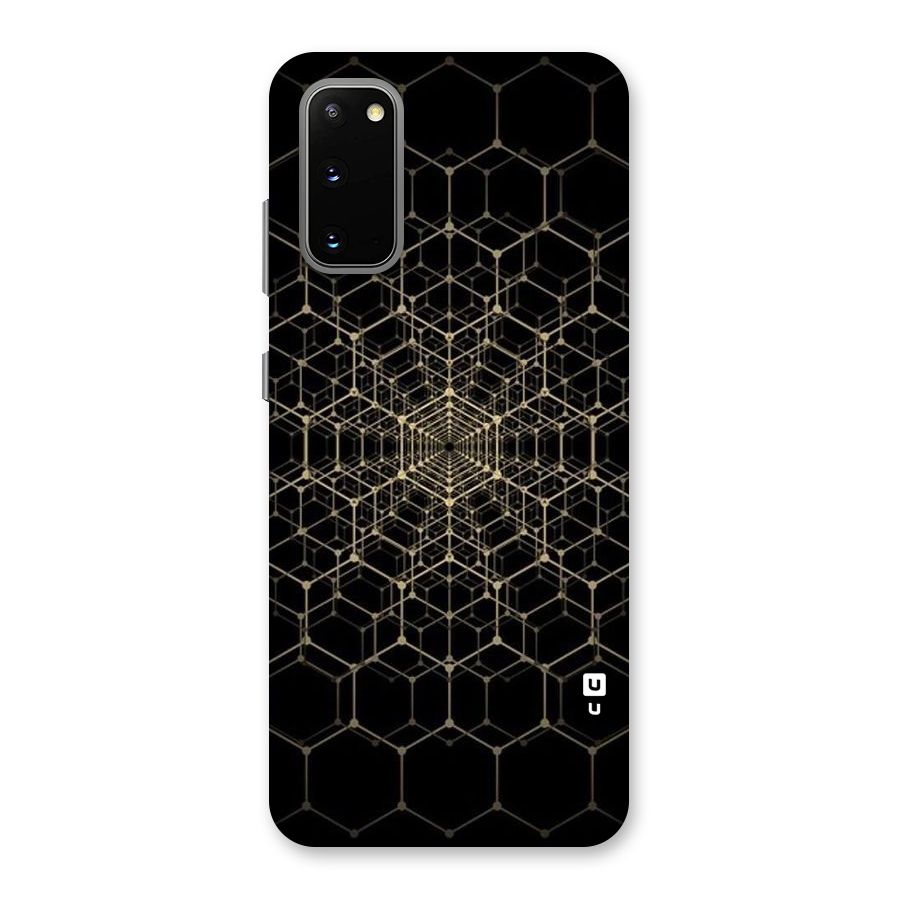 Gold Web Back Case for Galaxy S20