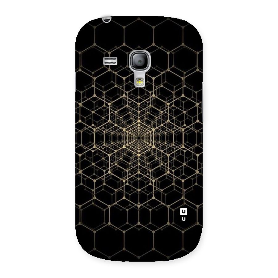 Gold Web Back Case for Galaxy S3 Mini
