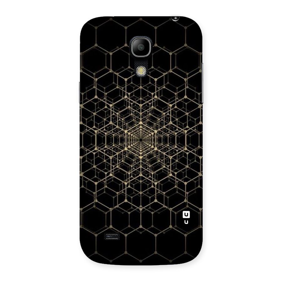 Gold Web Back Case for Galaxy S4 Mini