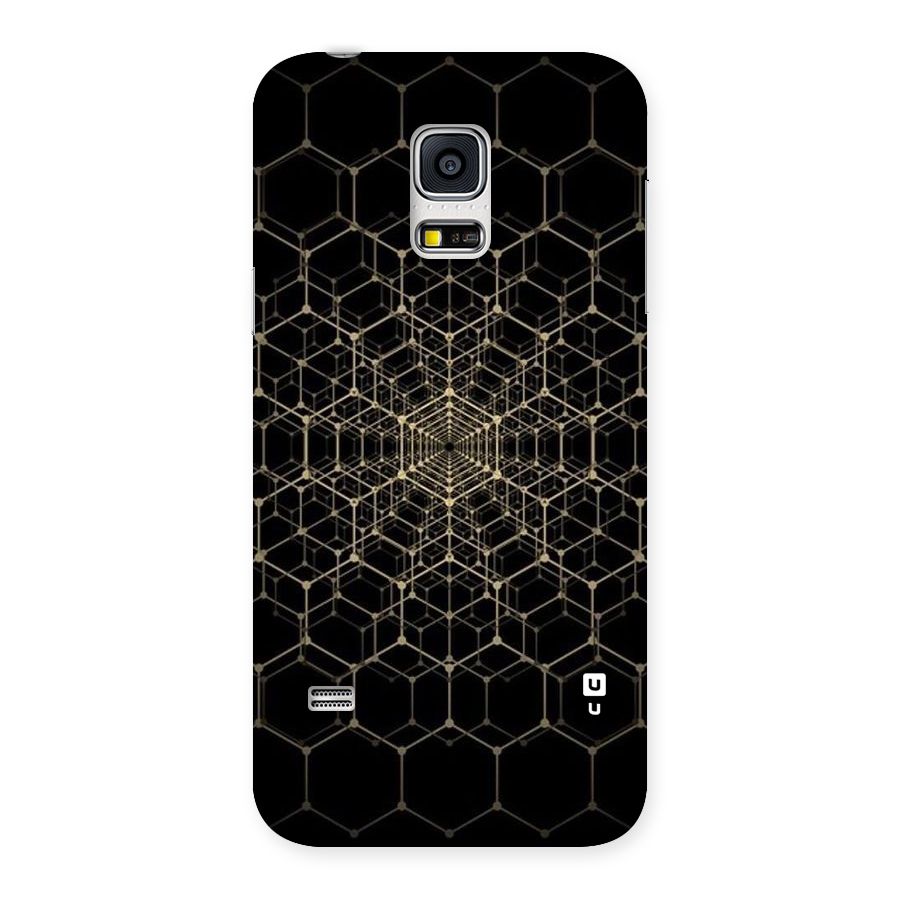 Gold Web Back Case for Galaxy S5 Mini