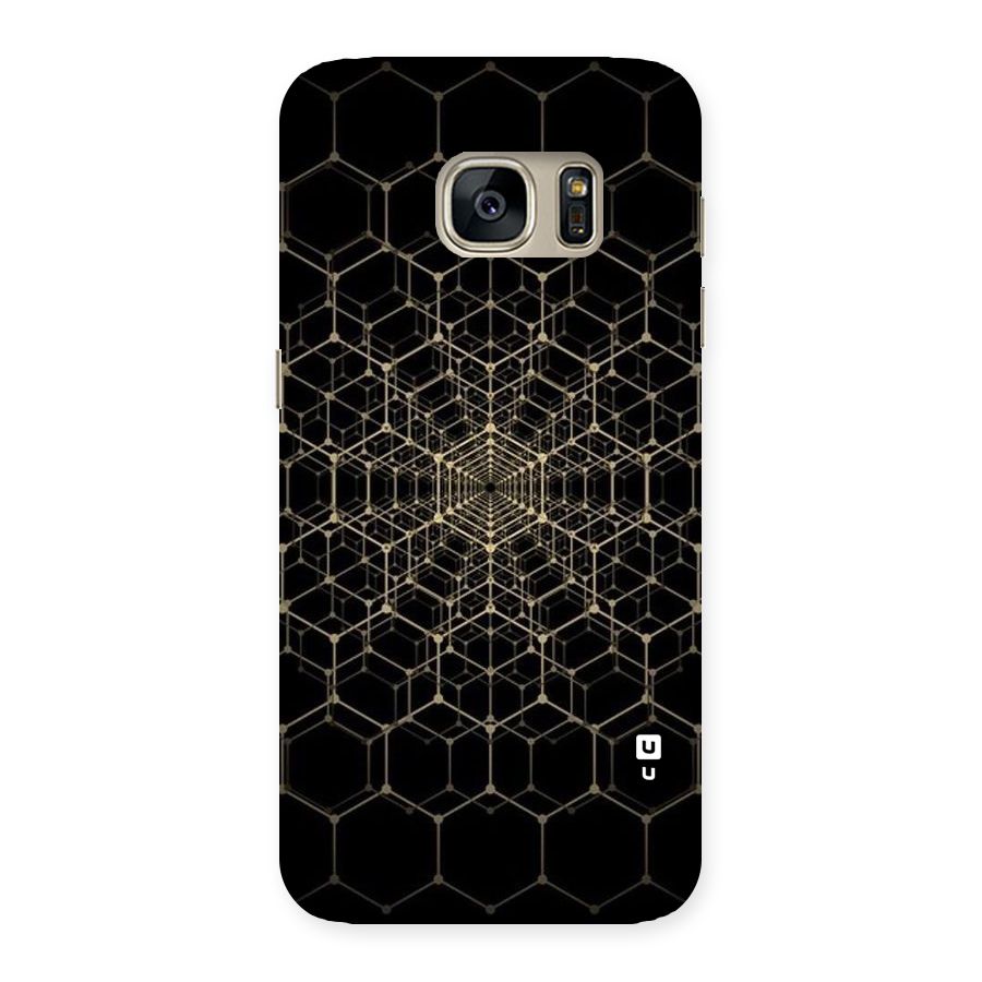 Gold Web Back Case for Galaxy S7