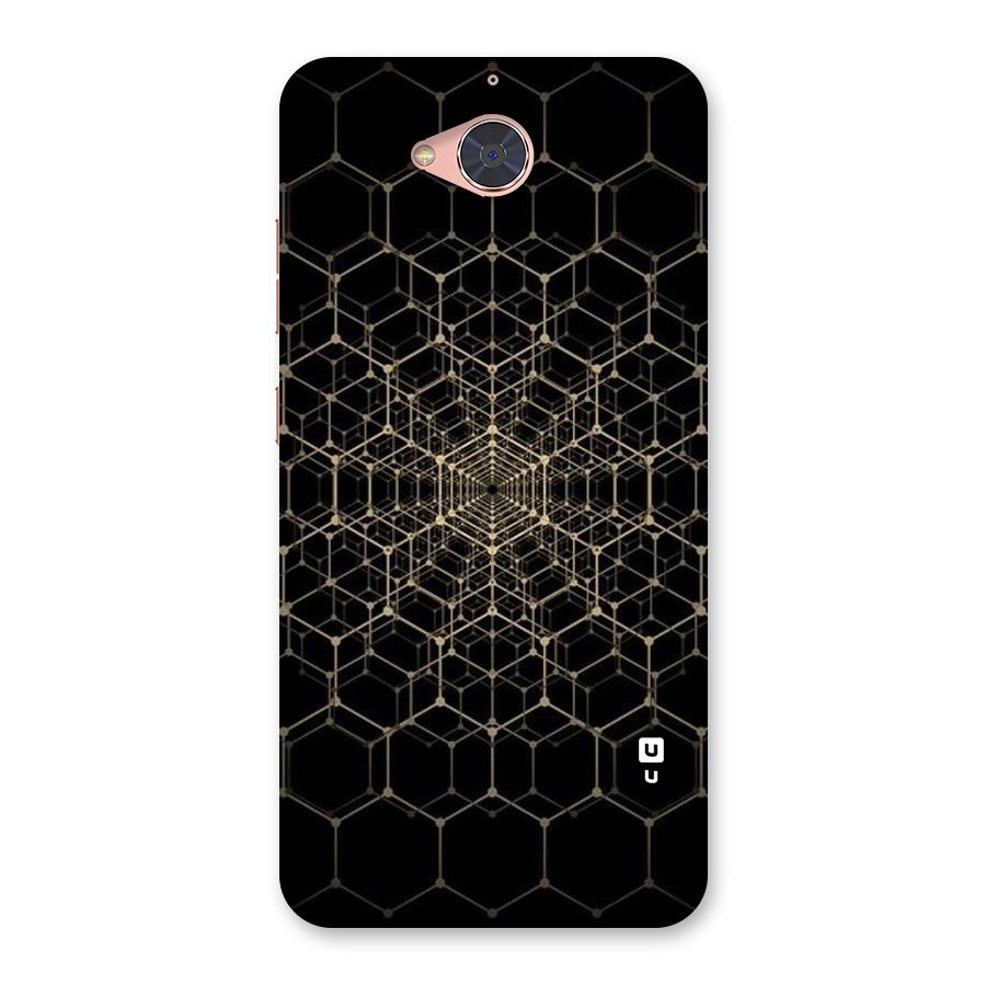 Gold Web Back Case for Gionee S6 Pro