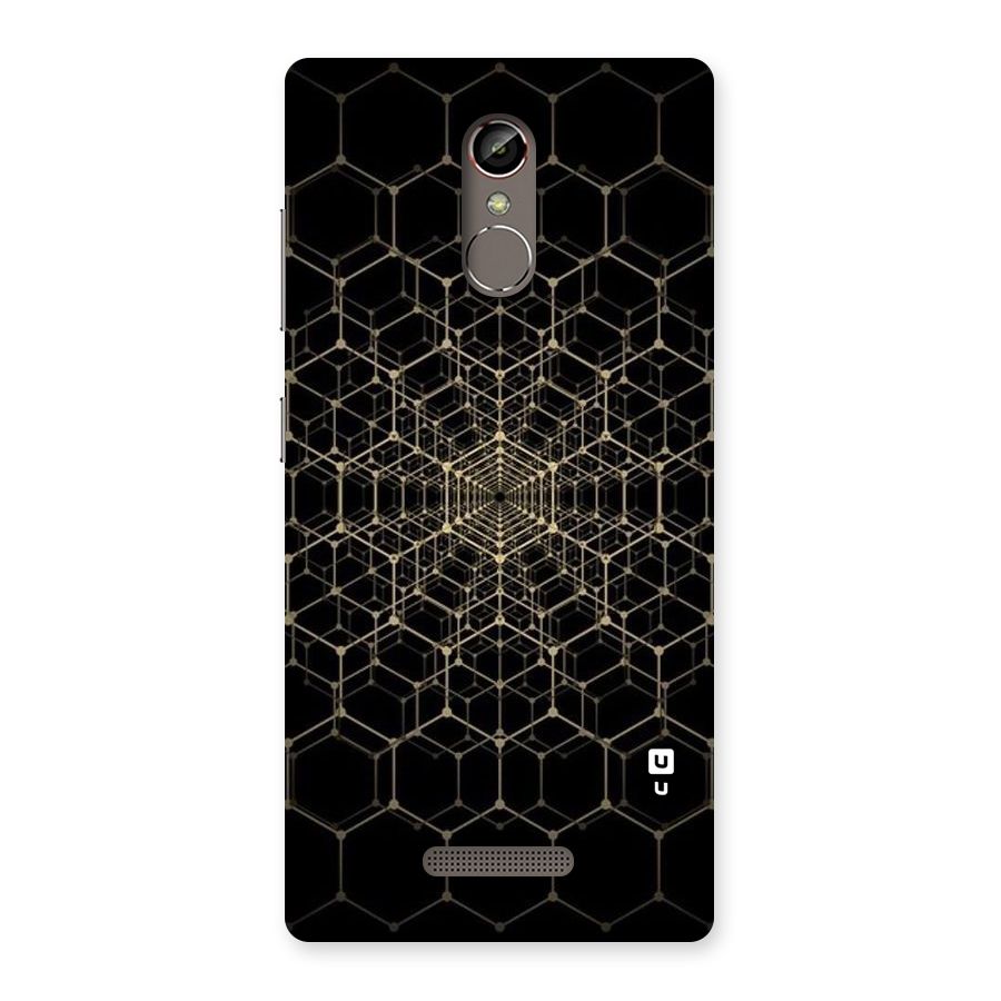 Gold Web Back Case for Gionee S6s