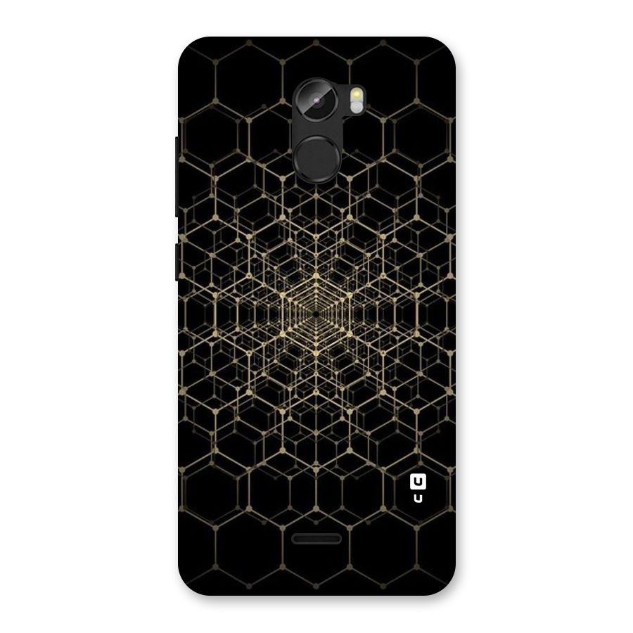 Gold Web Back Case for Gionee X1