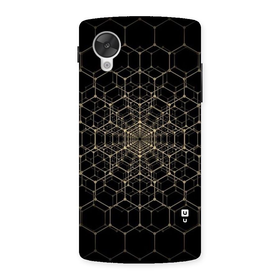 Gold Web Back Case for Google Nexsus 5