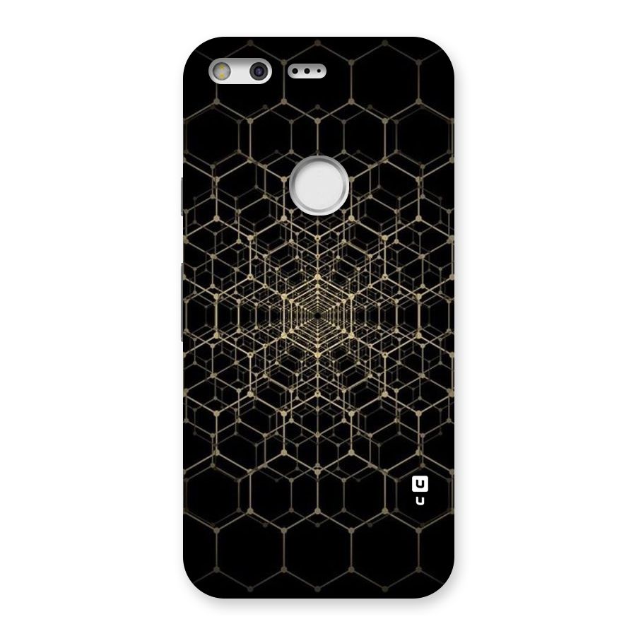 Gold Web Back Case for Google Pixel