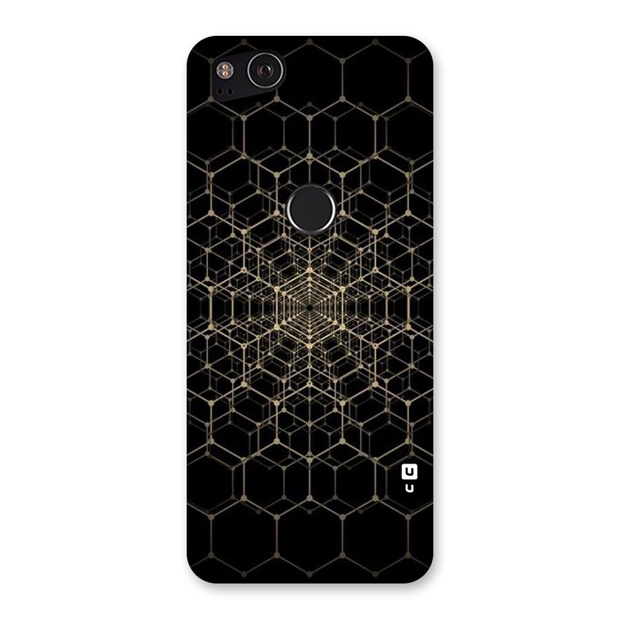 Gold Web Back Case for Google Pixel 2
