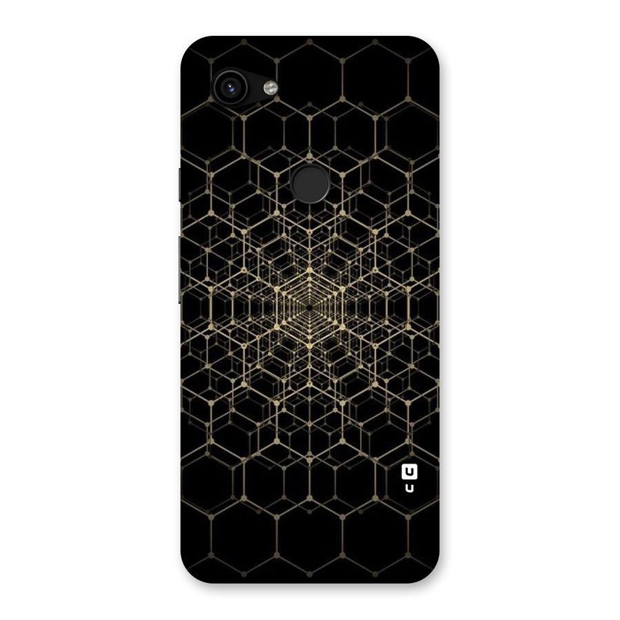 Gold Web Back Case for Google Pixel 3a XL
