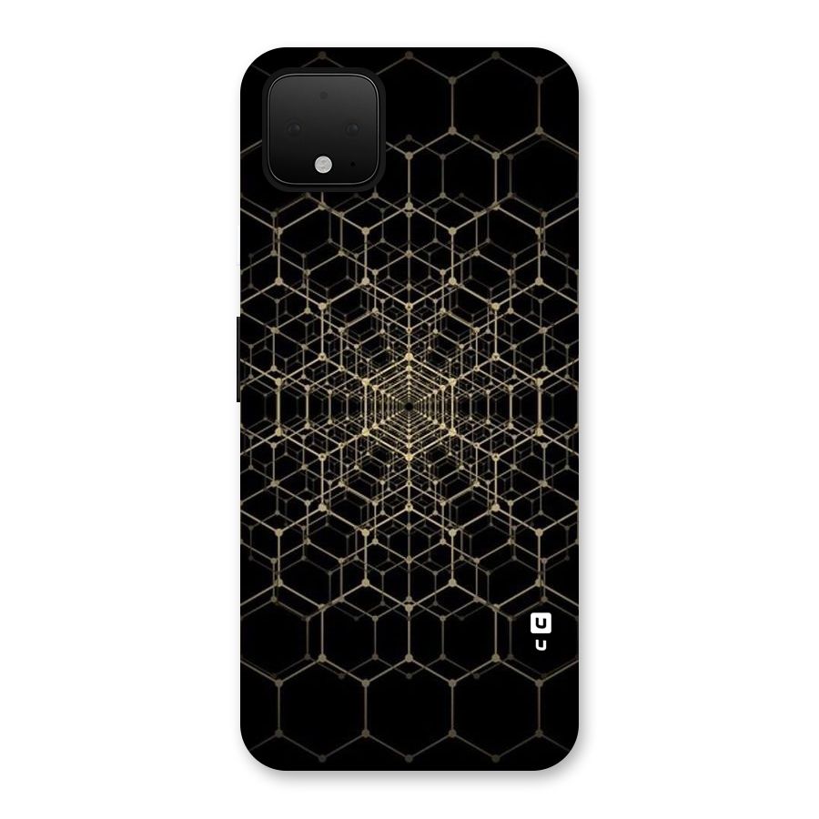 Gold Web Back Case for Google Pixel 4 XL