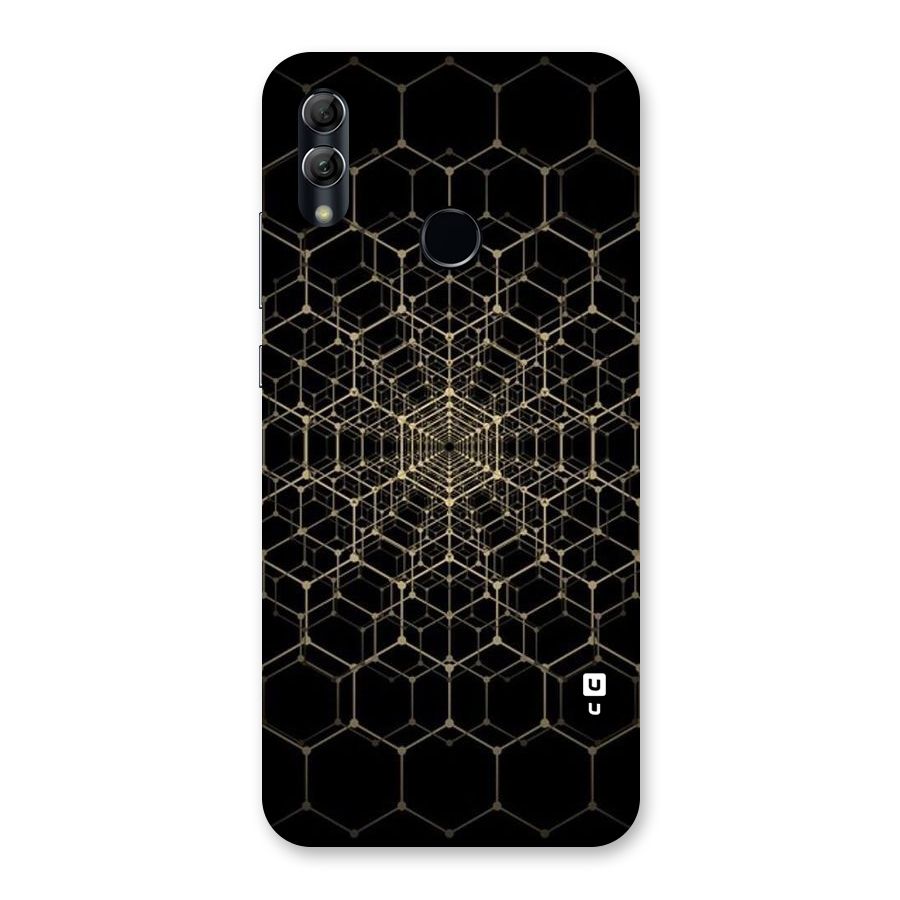 Gold Web Back Case for Honor 10 Lite