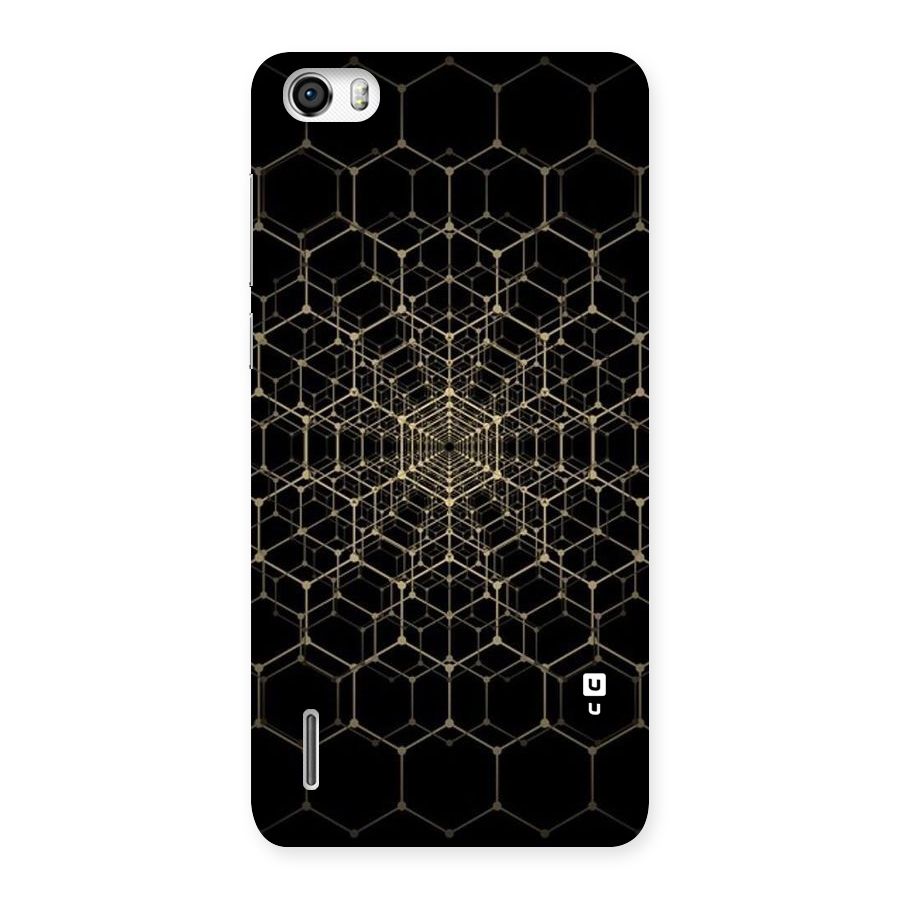 Gold Web Back Case for Honor 6