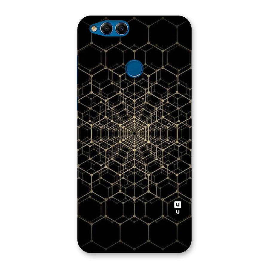 Gold Web Back Case for Honor 7X