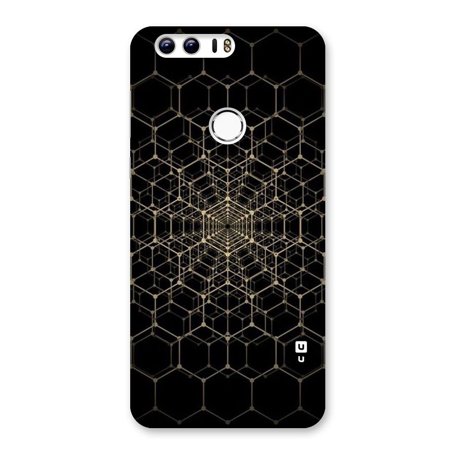 Gold Web Back Case for Honor 8