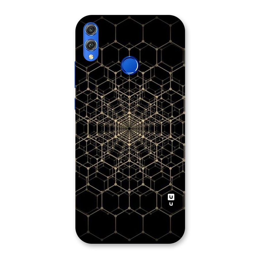 Gold Web Back Case for Honor 8X