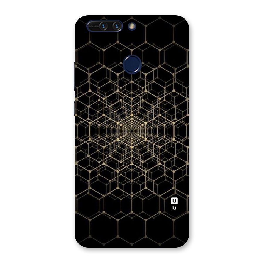 Gold Web Back Case for Honor 8 Pro