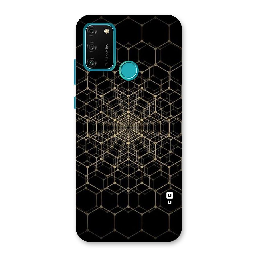 Gold Web Back Case for Honor 9A