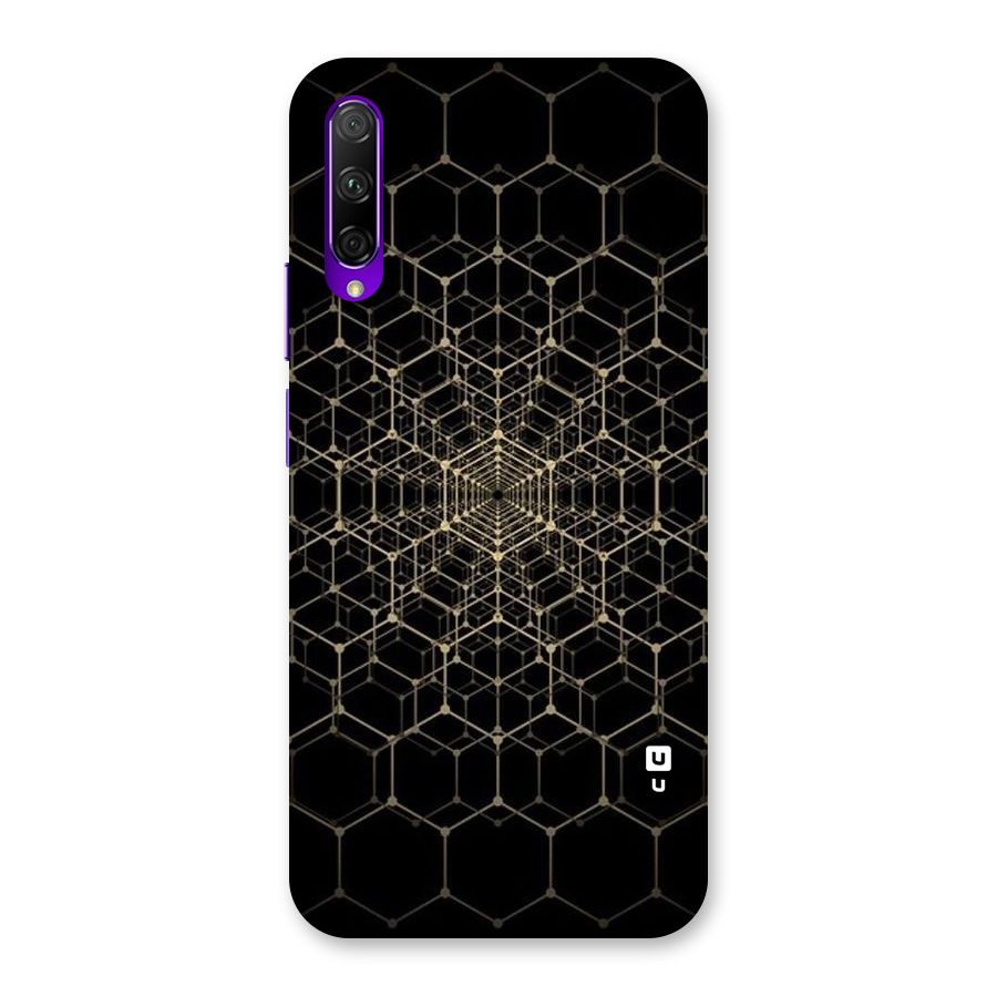 Gold Web Back Case for Honor 9X Pro