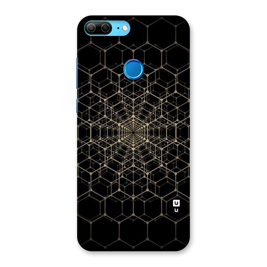 Gold Web Back Case for Honor 9 Lite
