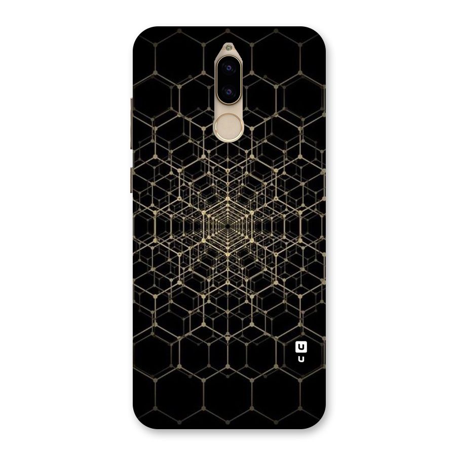 Gold Web Back Case for Honor 9i