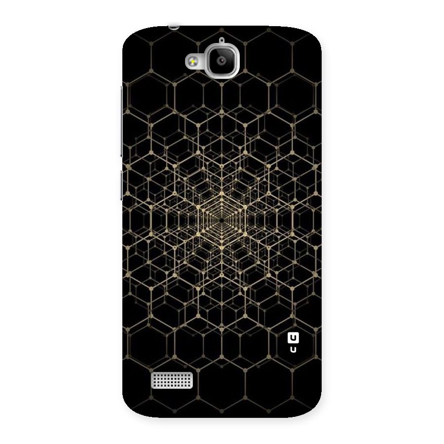 Gold Web Back Case for Honor Holly