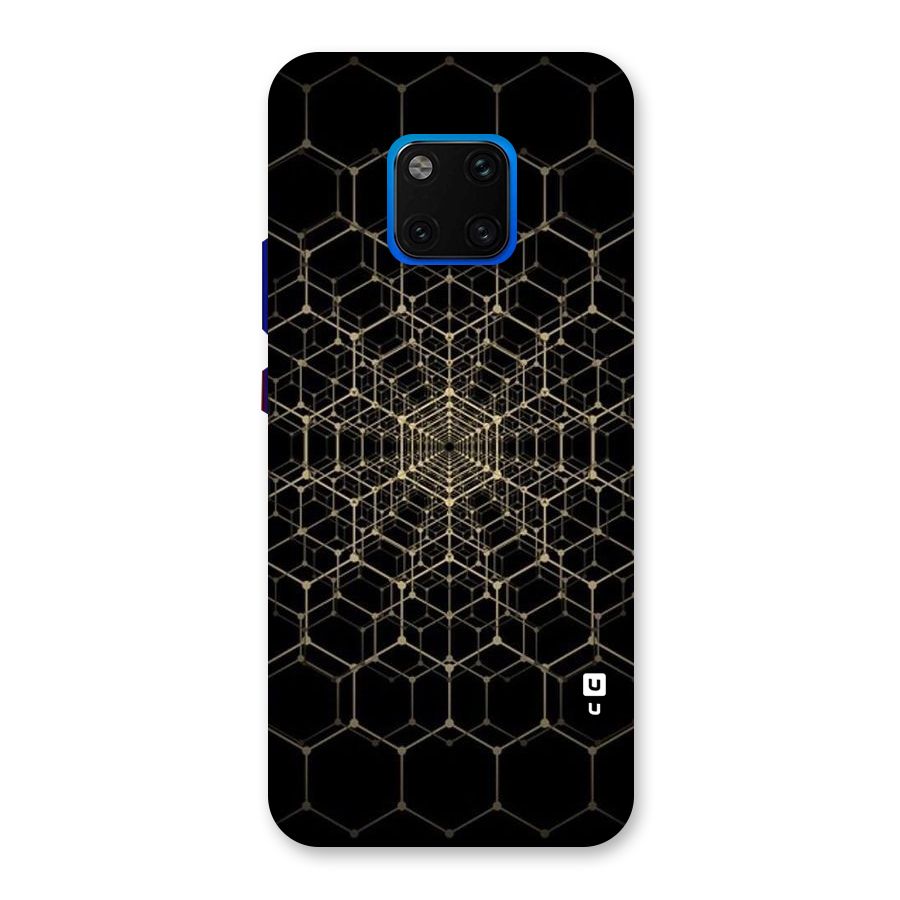Gold Web Back Case for Huawei Mate 20 Pro