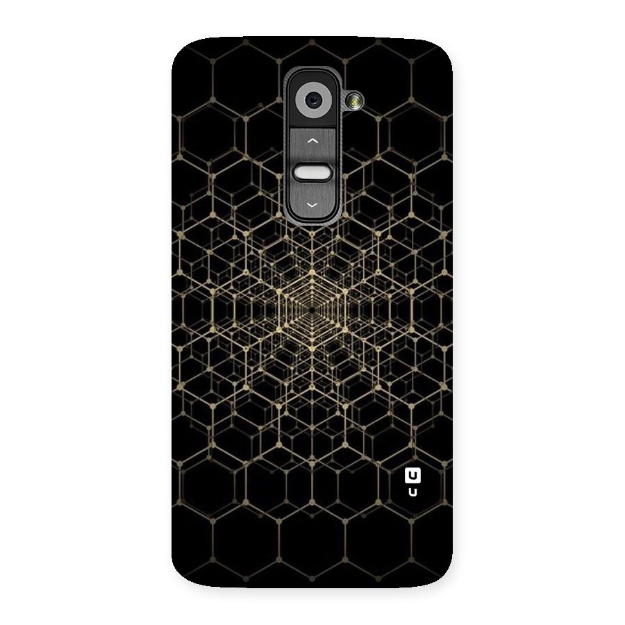 Gold Web Back Case for LG G2