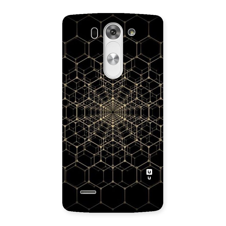Gold Web Back Case for LG G3 Mini