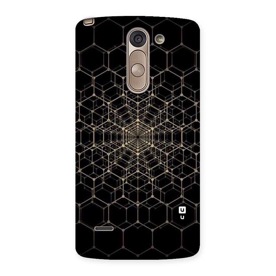 Gold Web Back Case for LG G3 Stylus