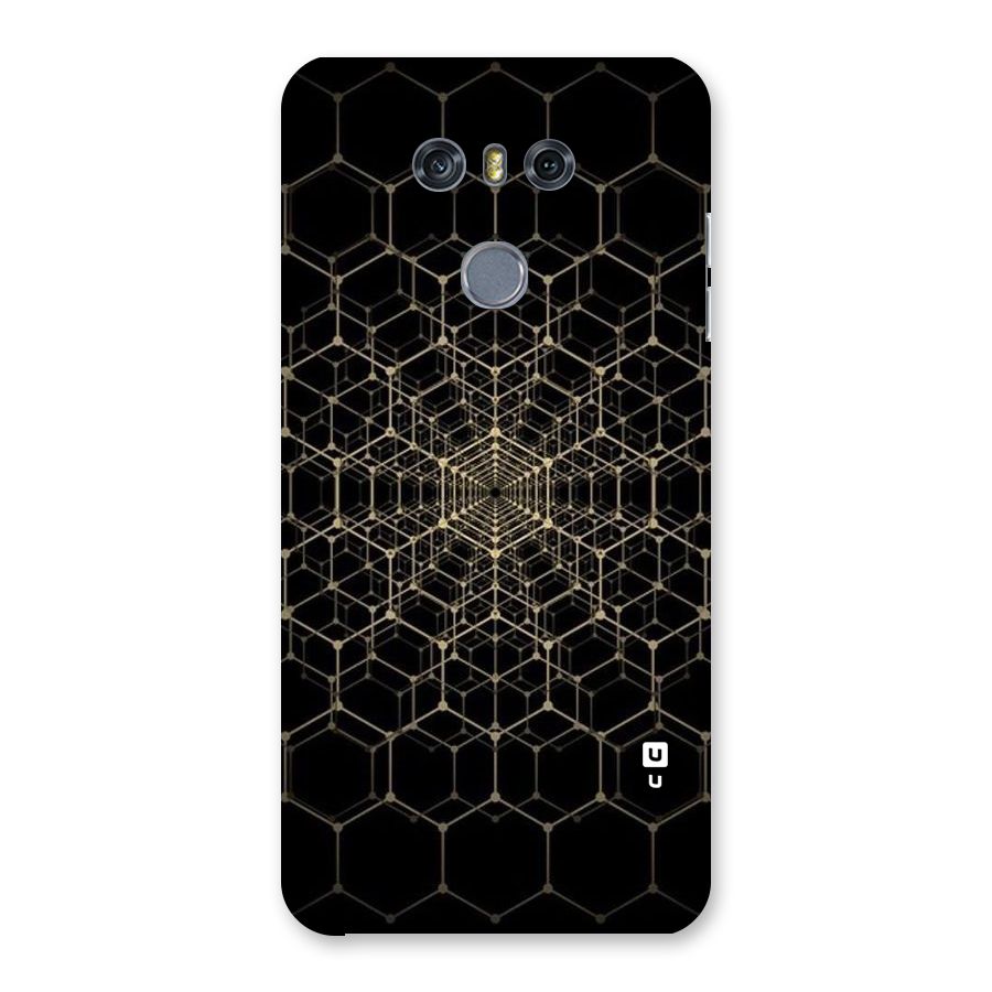 Gold Web Back Case for LG G6