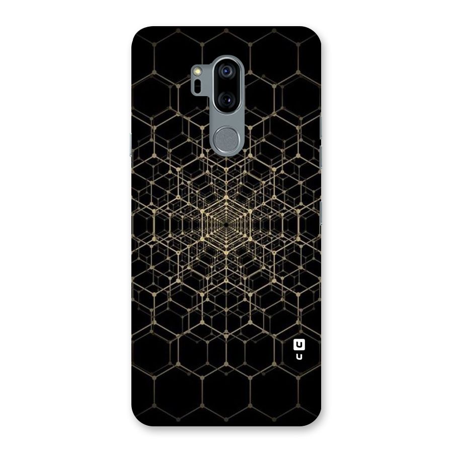 Gold Web Back Case for LG G7