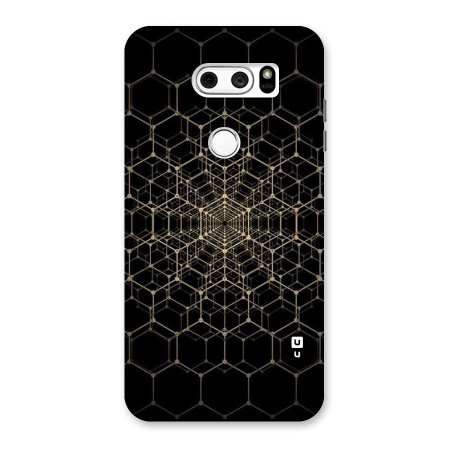 Gold Web Back Case for LG V30
