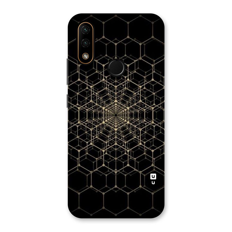 Gold Web Back Case for Lenovo A6 Note
