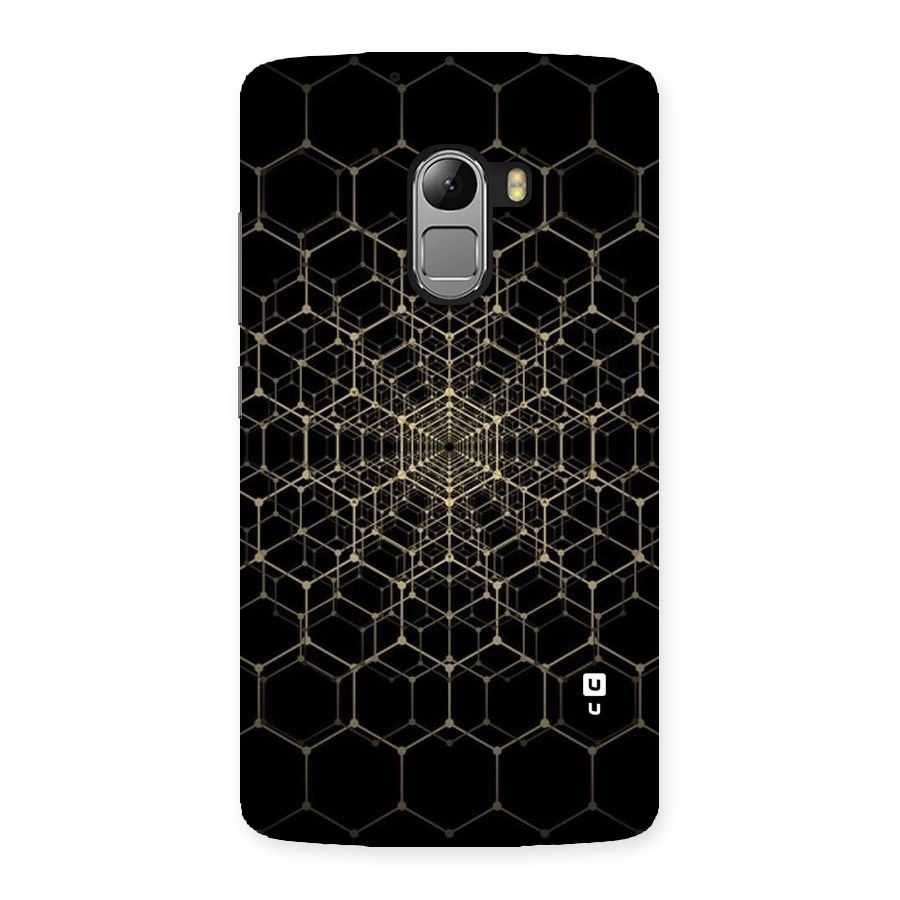 Gold Web Back Case for Lenovo K4 Note