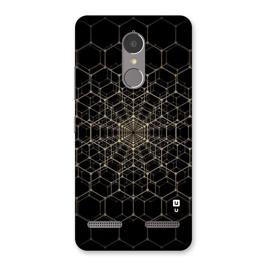 Gold Web Back Case for Lenovo K6