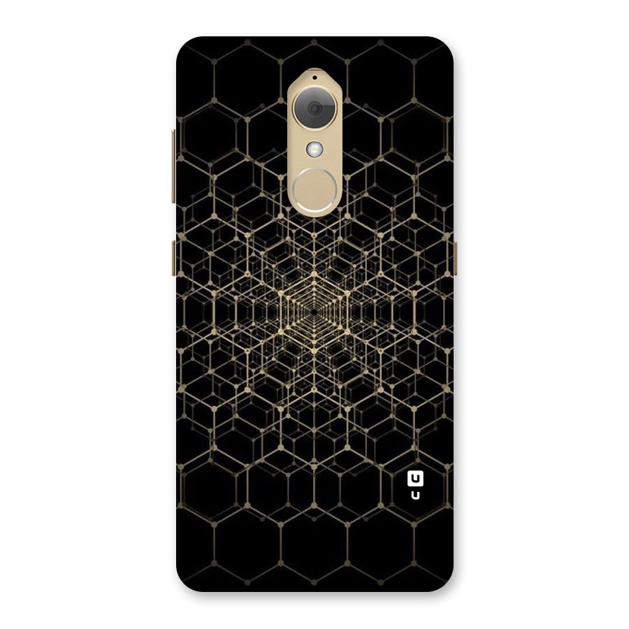 Gold Web Back Case for Lenovo K8
