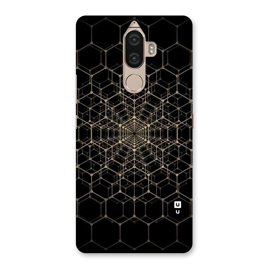 Gold Web Back Case for Lenovo K8 Note