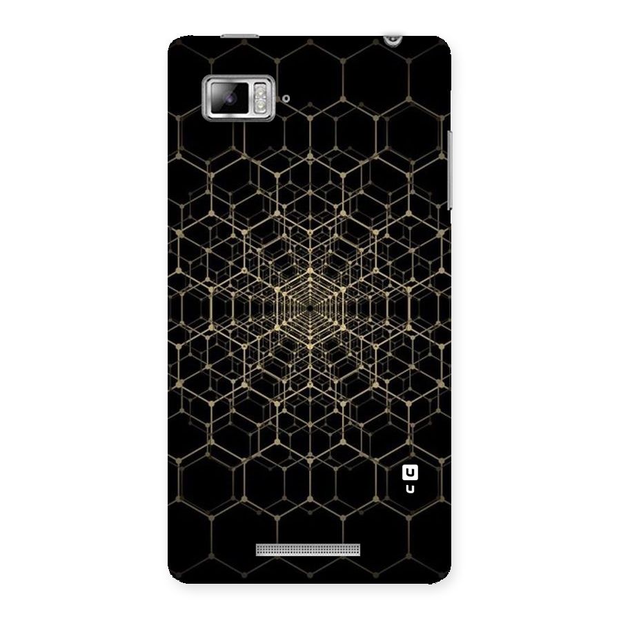 Gold Web Back Case for Lenovo Vibe Z K910