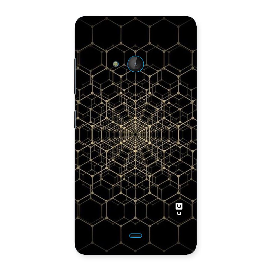 Gold Web Back Case for Lumia 540