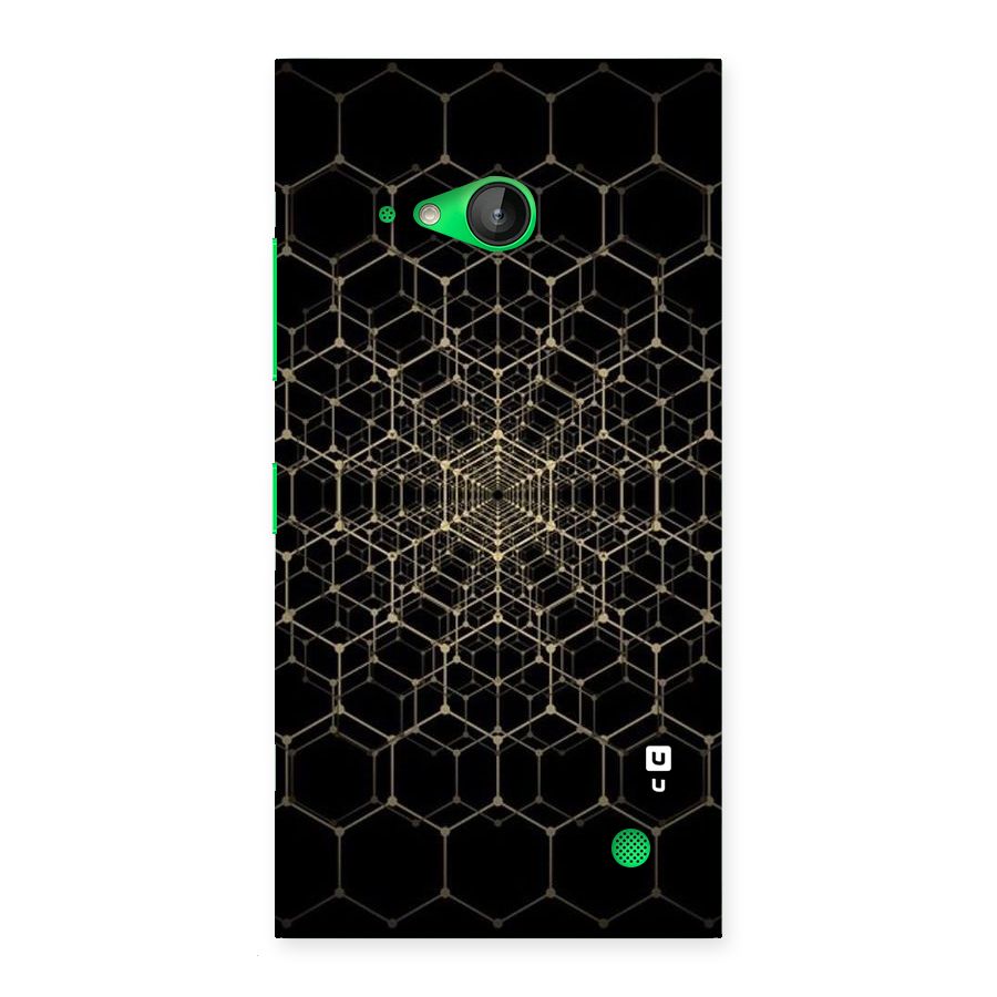 Gold Web Back Case for Lumia 730