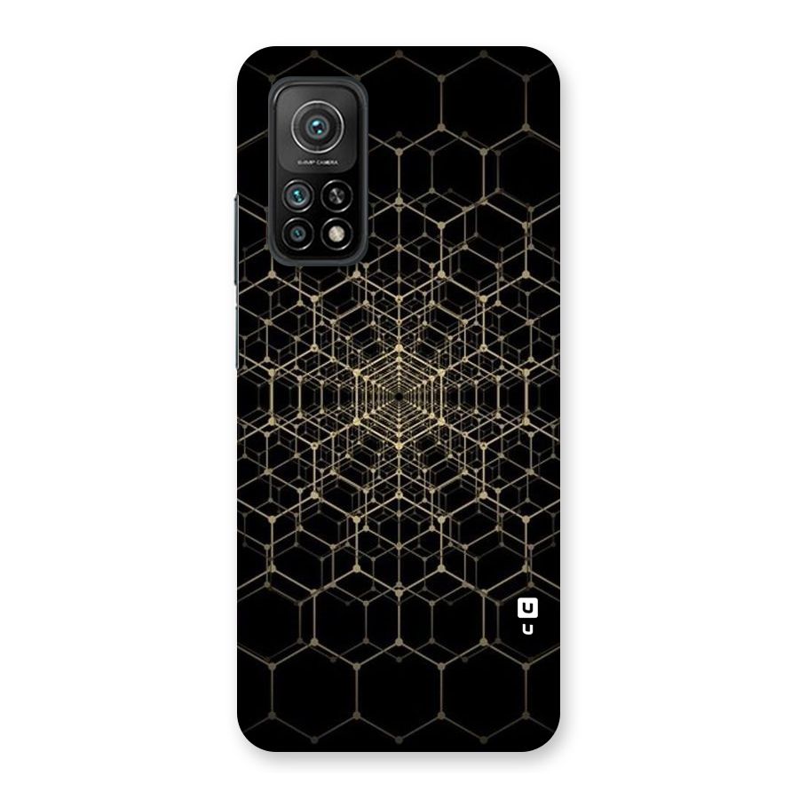 Gold Web Back Case for Mi 10T 5G