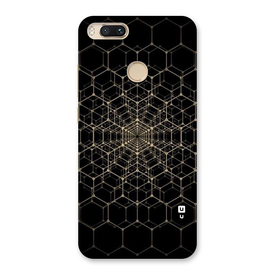 Gold Web Back Case for Mi A1