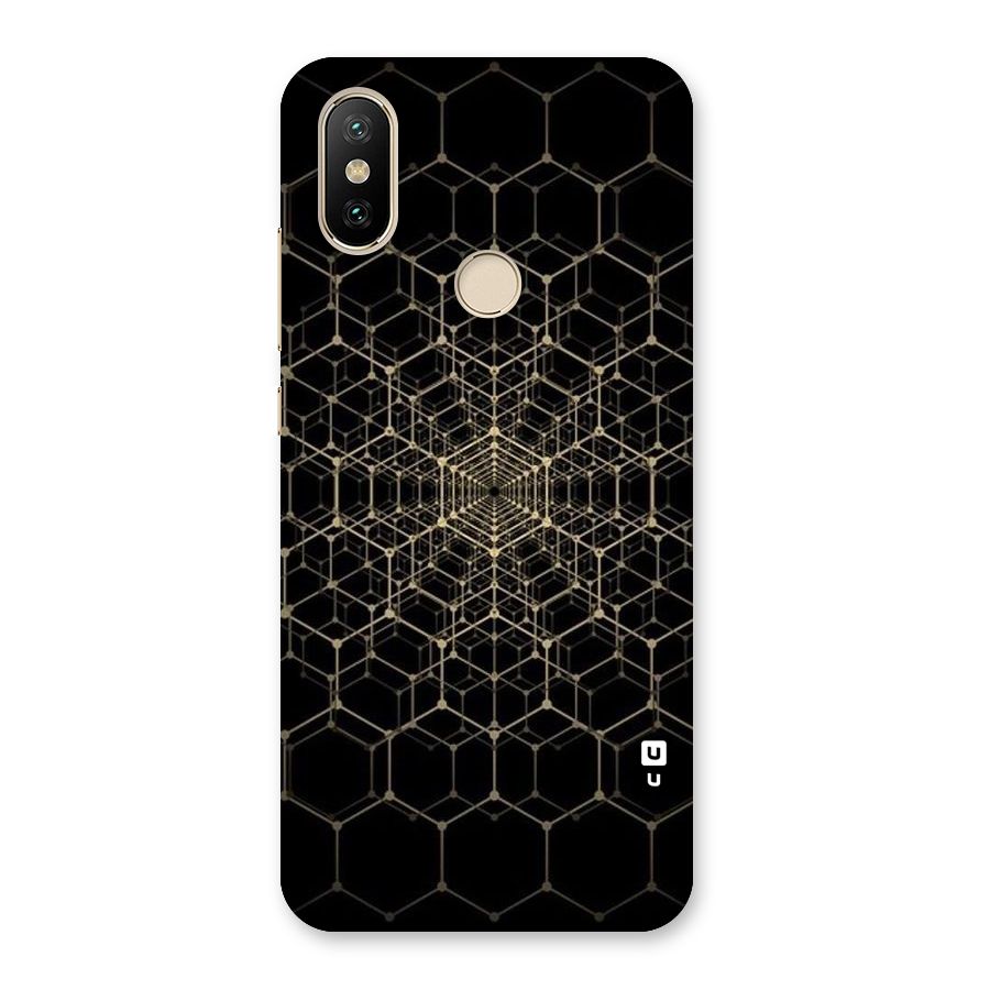 Gold Web Back Case for Mi A2