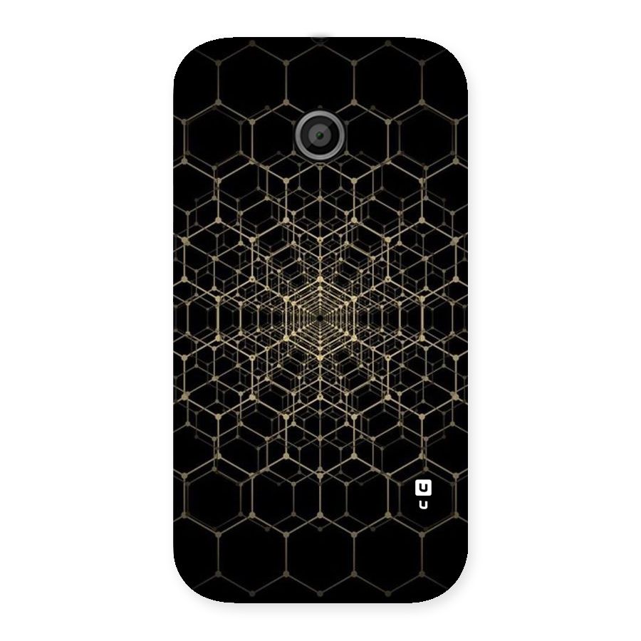 Gold Web Back Case for Moto E