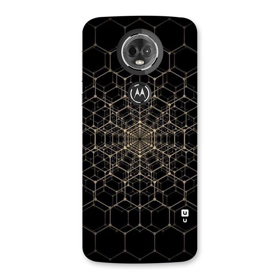 Gold Web Back Case for Moto E5 Plus