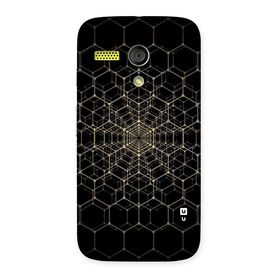 Gold Web Back Case for Moto G