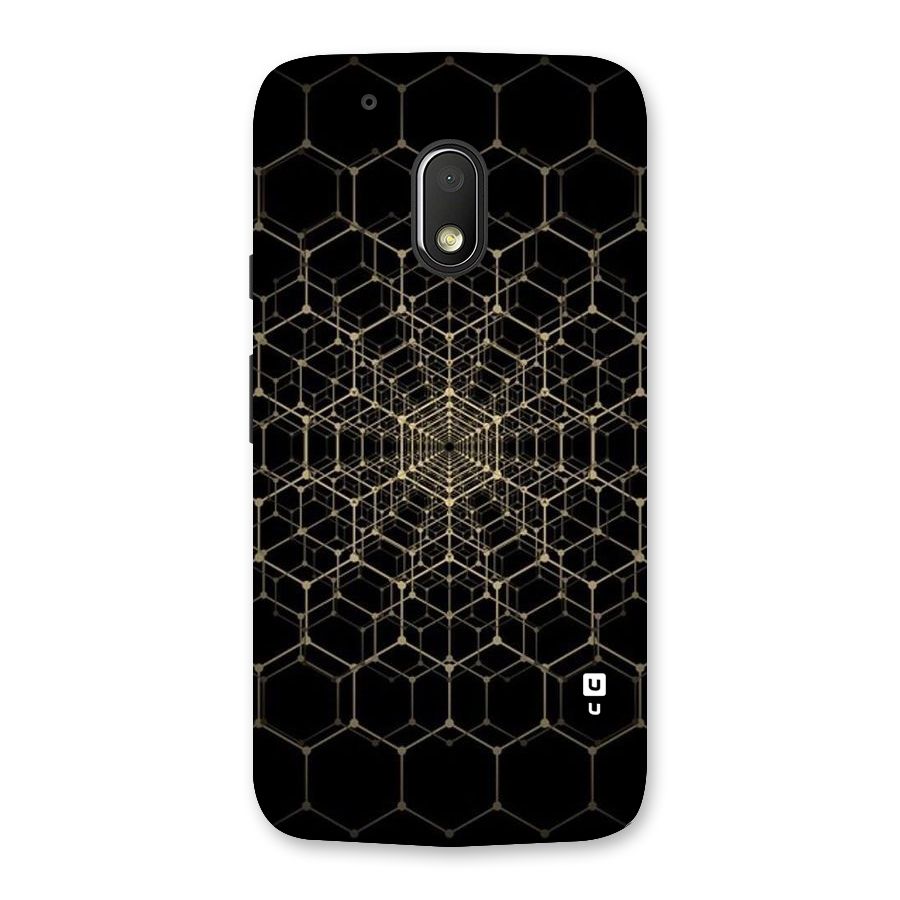Gold Web Back Case for Moto G4 Play