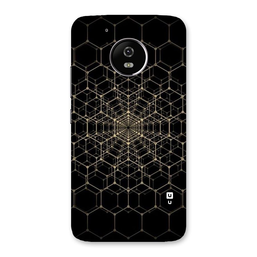 Gold Web Back Case for Moto G5